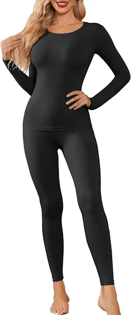 Ekouaer Women's Thermal Set