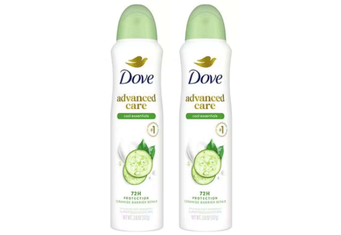 2 Dove Antiperspirant Deodorants