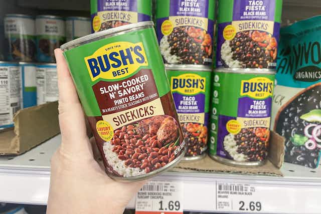 Bush's Best Sidekicks Beans, Only $0.50 at Meijer card image