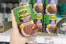 hand holding bush's best sidekicks beans at meijer