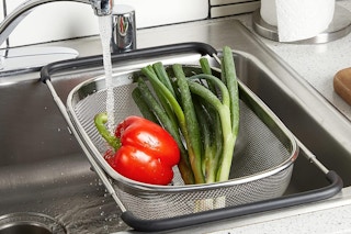 cuisinart colander over a sink