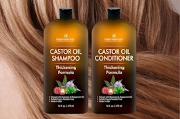 Shampoo and Conditioner with Castor Oil B0CNYTMB46