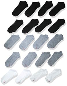 Hanes Boys' No Show Socks
