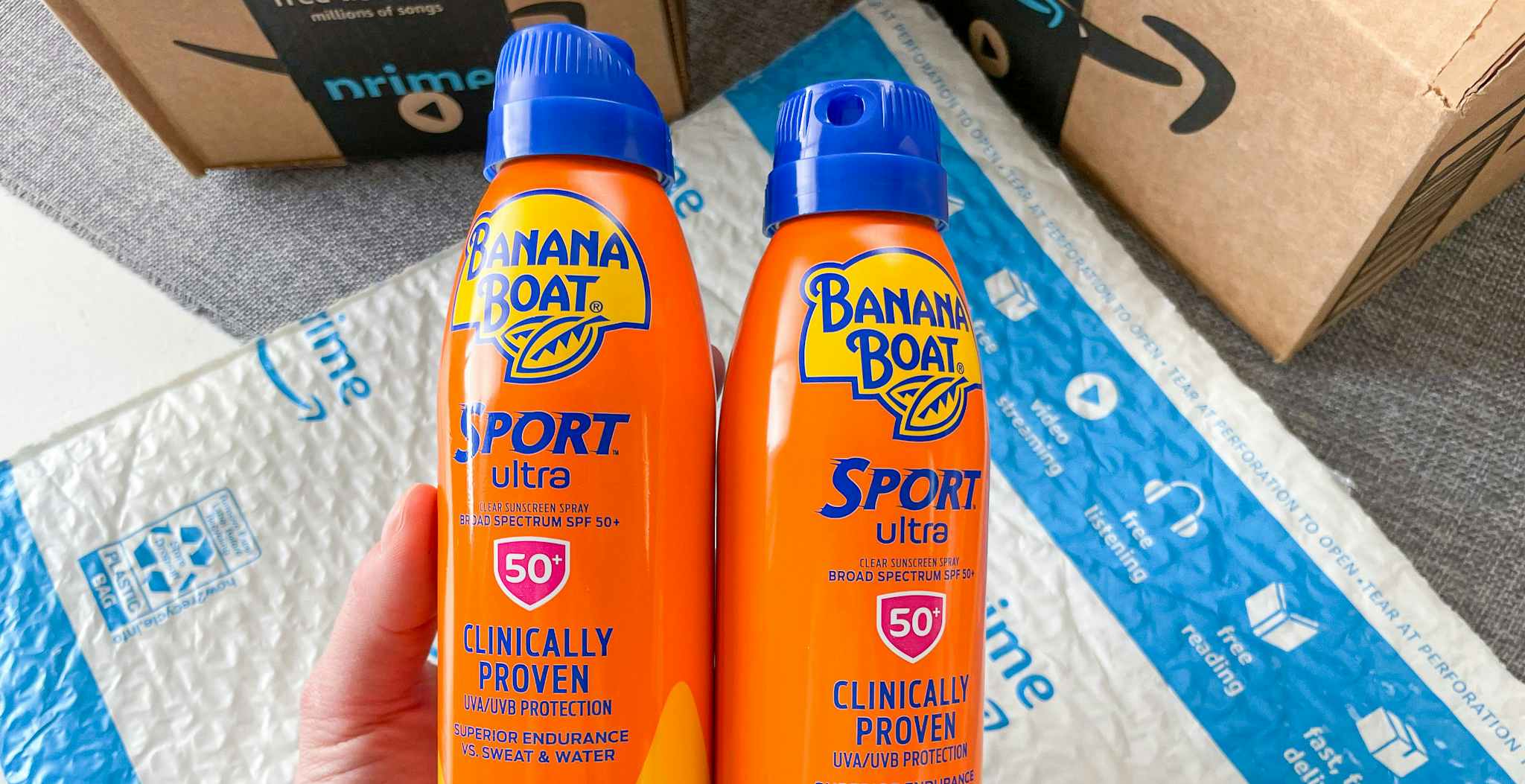 Banana Boat Sunscreen Spray: 2 Bottles, as Low as $6.43 on Amazon