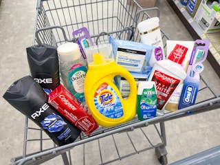 neutrogena colgate crest oral-b pantene axe tide items in walgreens cart