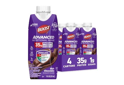 2 Boost Advanced Protein Shakes