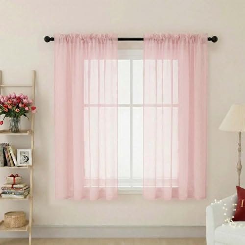 Sheer Blush Curtains