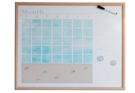 Wipeable Monthly Wall Calendar