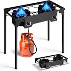 2-Burner Outdoor Camping Stove