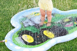 a john deere splash pad