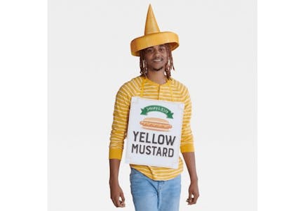 Hyde & EEK Boutique Adult Mustard Costume Accessory Set 