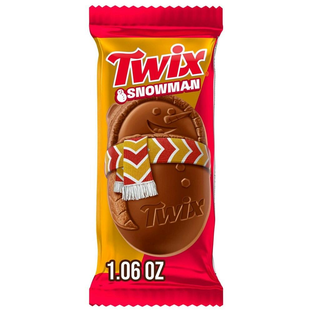 4 Twix Caramel Snowmen