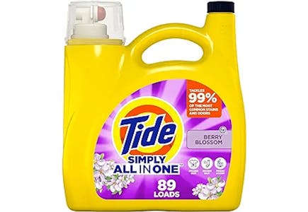 4 Tide Laundry Detergents