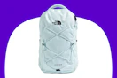 Stock image a blue The North Face backpack