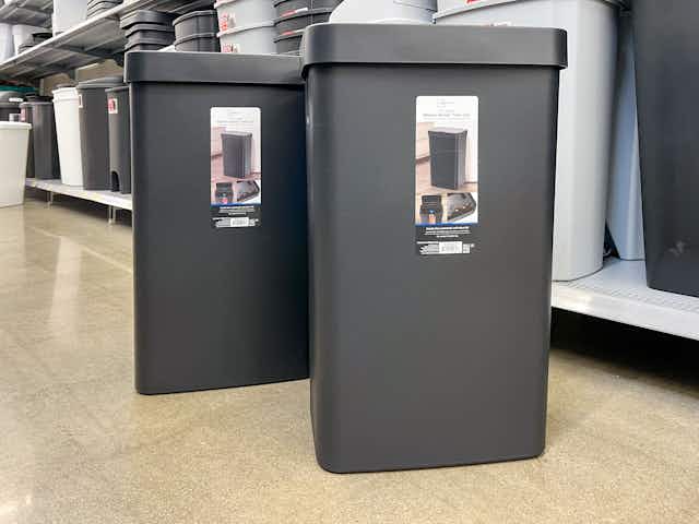 Score a Mainstays Motion Sensor Trash Can for $30 at Walmart card image