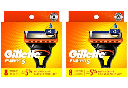 2 Gillette Razor Blade Refill Packs