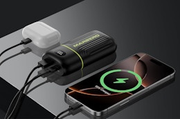 Compact Portable Charger With USB-C Ports, Only $10 on Amazon card image