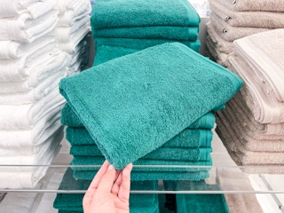 Home Expressions Towels on display at JCPenney