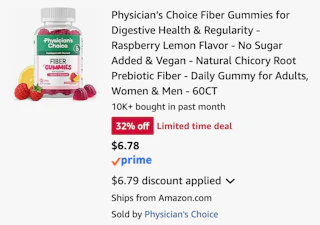 Amazon Physician-s Choice Fiber Gummies 2026 2