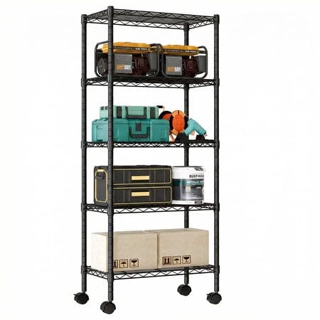 5-Tier Wire Shelving
