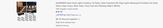 Amazon Solar Deck Lights 2026 2