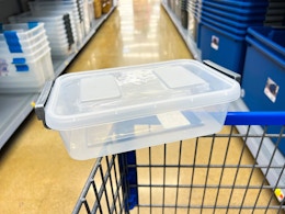 Sterilite Stackable Latch Boxes on Rollback for $2.88 at Walmart card image