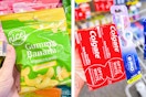 collage with nice candy, oral-b, and colgate products