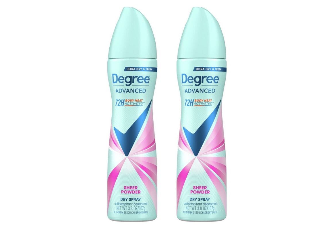 2 Degree Dry Spray Deodorants