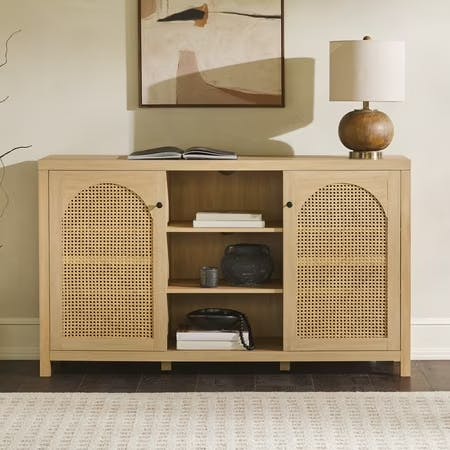 Modern Rattan Sideboard