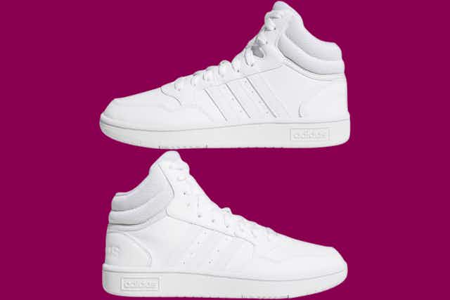 Adidas Women's Hoops 3.0 Shoes, Only $27 (Reg. $75) card image
