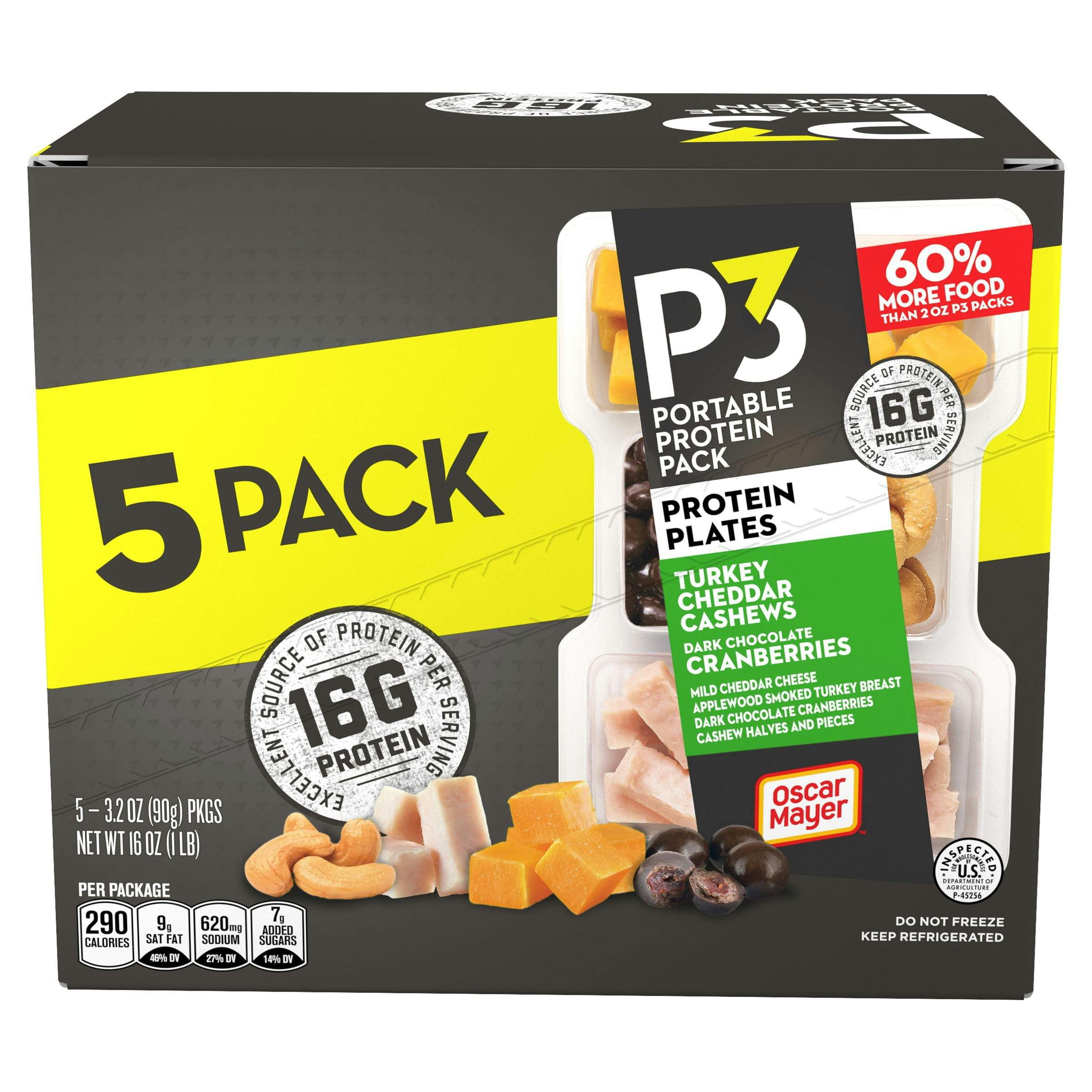 Portable Protein Snack Kits 5-Pack