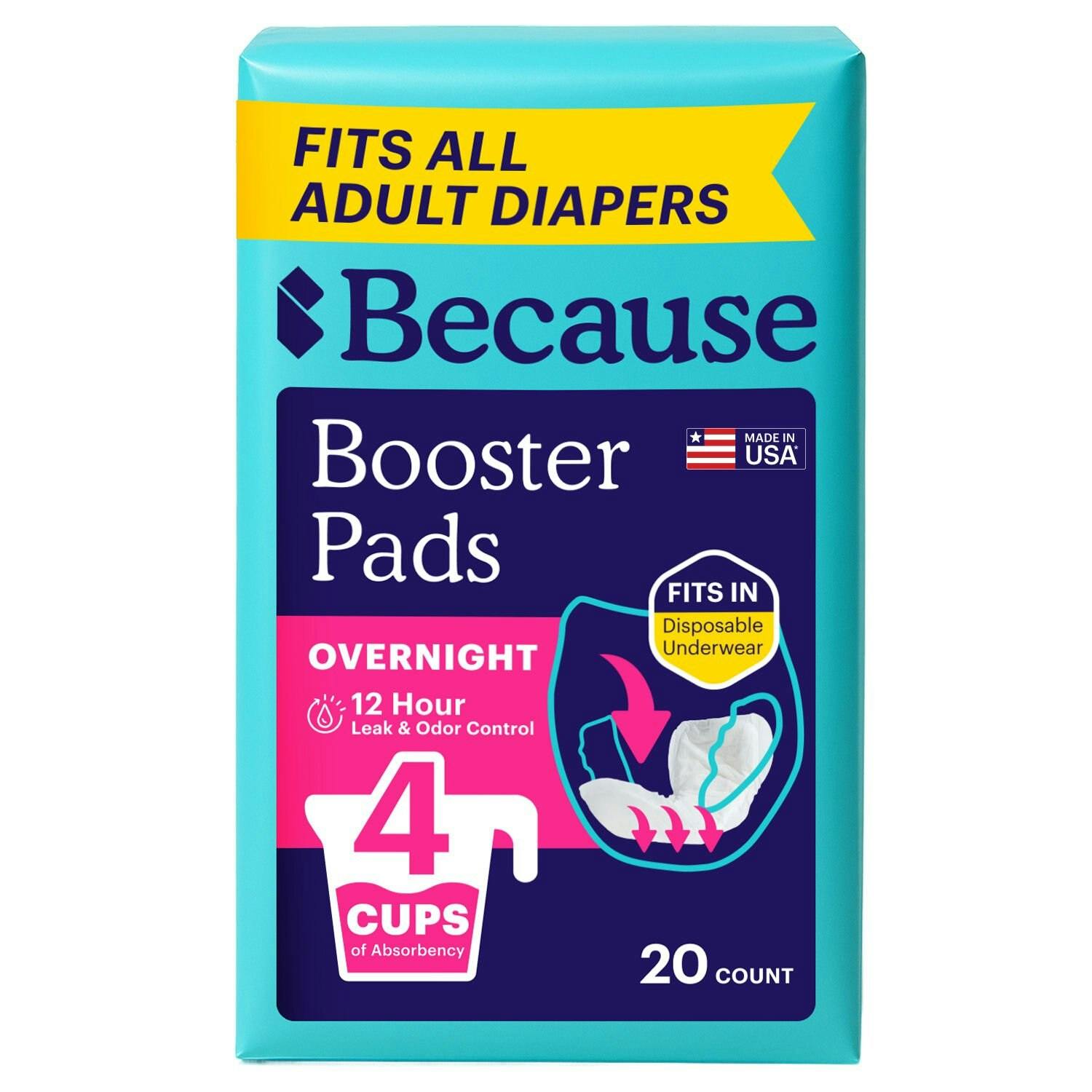 2 Because Booster Pad Packs
