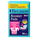 2 Because Booster Pad Packs