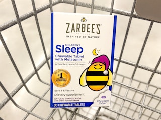 zarbees sleep tablets in walmart cart