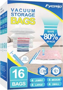 16-Piece Vacuum Storage Bag Set
