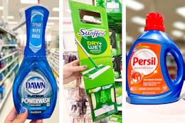 Swiffer, Persil, Dawn, and More for $3.47 Each at Target card image