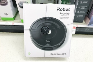 An Irobot Roomba vacuum at Target