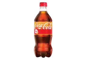 2 Coca-Cola Soda Bottles