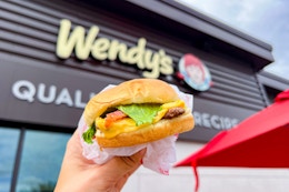 Wendy's Coupons and Deals: $0.01 Jr. Bacon Cheeseburgers (Sept. 18 - 22) card image