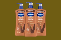 three bottles of lotion 