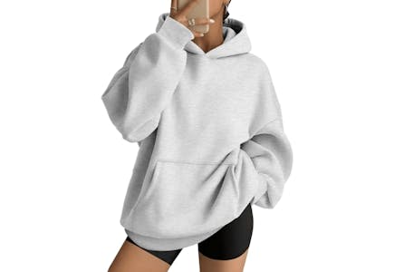Women's Oversized Fleece Hoodie