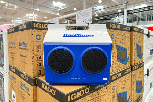 Igloo KoolTunes Bluetooth Speaker Cooler, Just $90 at Costco (Reg. $150) card image