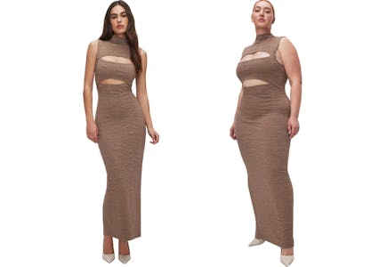 Good American Women’s Scrunchie Maxi Dress