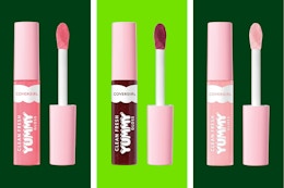 covergirl lip gloss on a grid