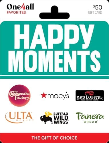 One4all Happy Moments Gift Card