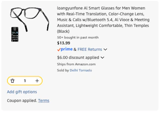 AI Glasses Discount