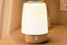 Wake Up Easier for Less: Sunrise Alarm Clock, Now $25 at Walmart (Reg. $40) card image
