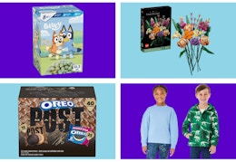 Sam's Club Clearance Deals: Lego Flowers, Bluey Cereal, Clothing, and More card image