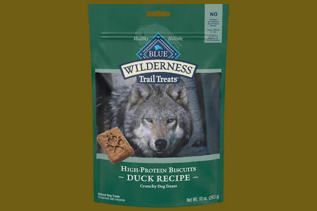 Blue Buffalo Wilderness Dog Treats, as Low as $4.64 on Amazon card image