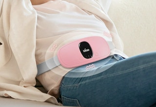 pink cordless heating pad